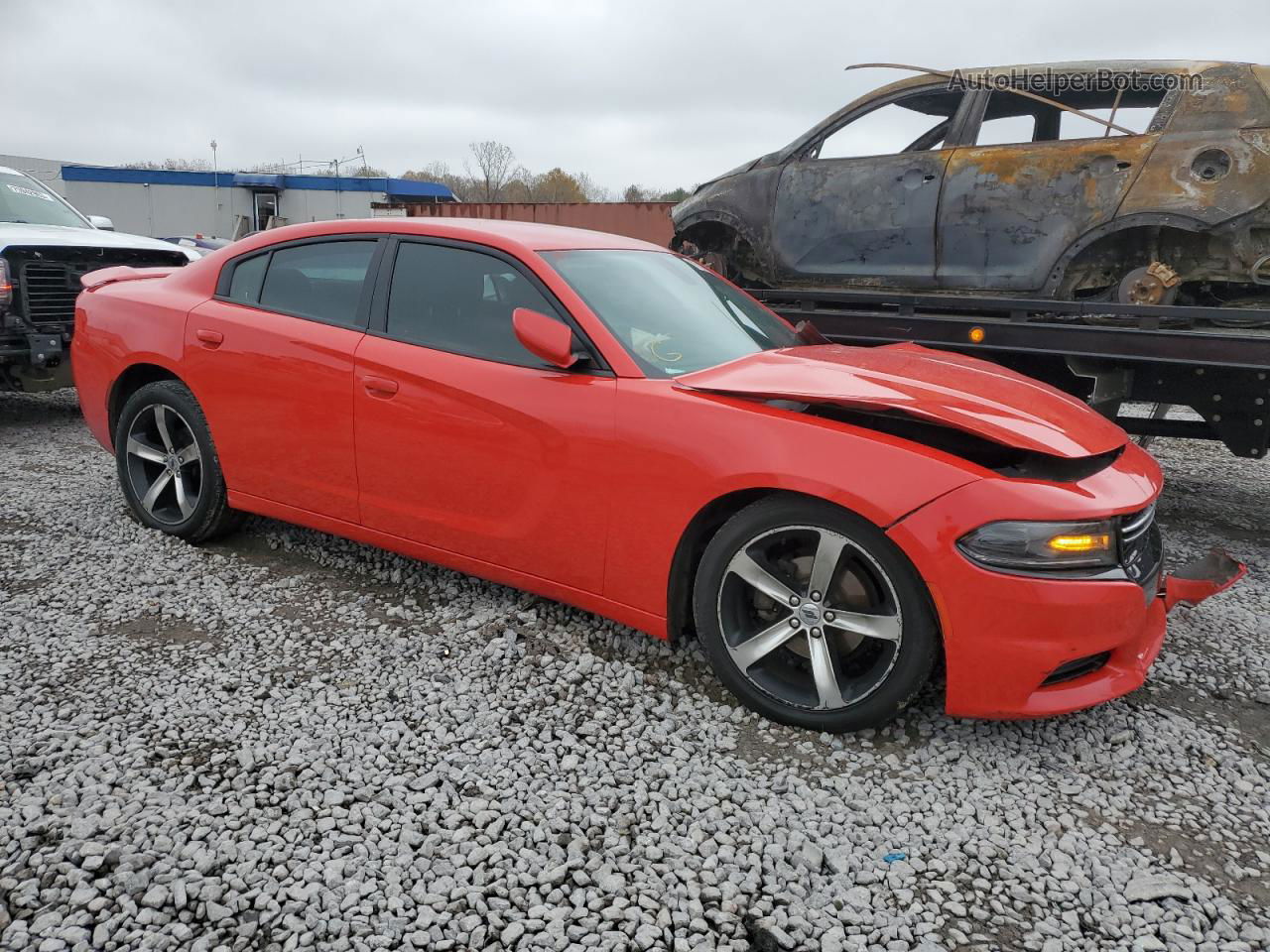 2017 Dodge Charger Se Красный vin: 2C3CDXBG6HH575767