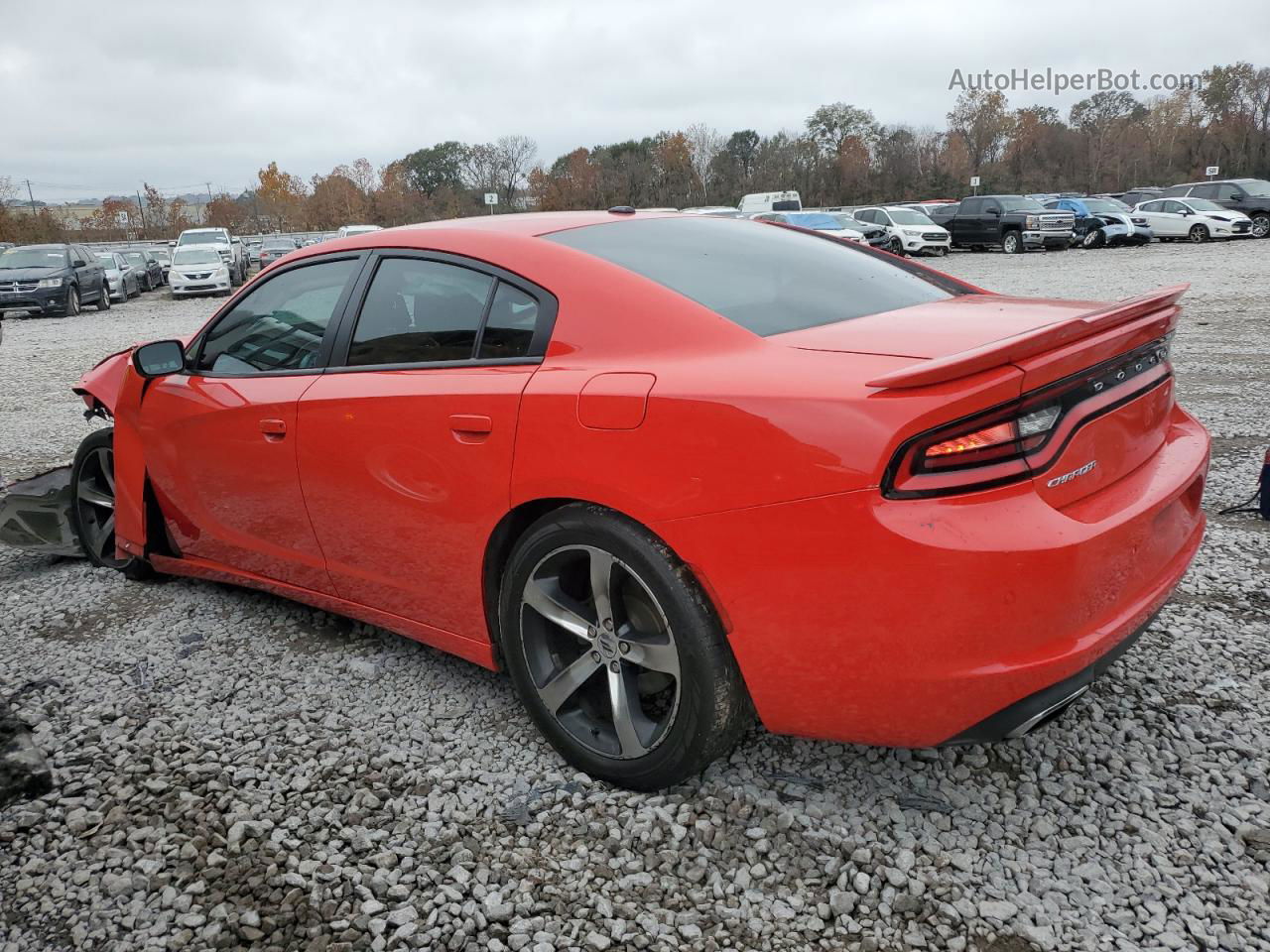 2017 Dodge Charger Se Red vin: 2C3CDXBG6HH575767