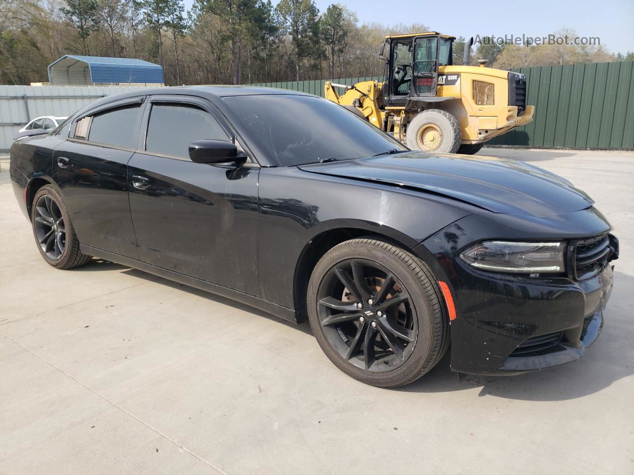 2017 Dodge Charger Se Black vin: 2C3CDXBG6HH593198