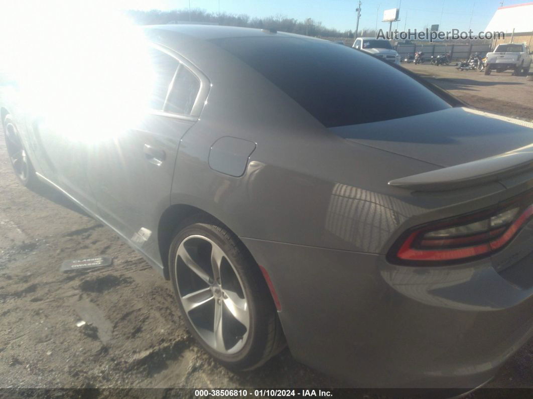 2017 Dodge Charger Se Rwd Gray vin: 2C3CDXBG6HH623882