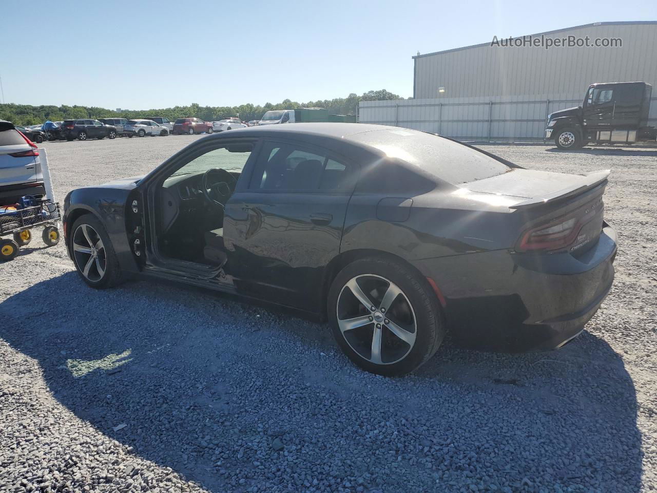 2017 Dodge Charger Se Черный vin: 2C3CDXBG6HH630136