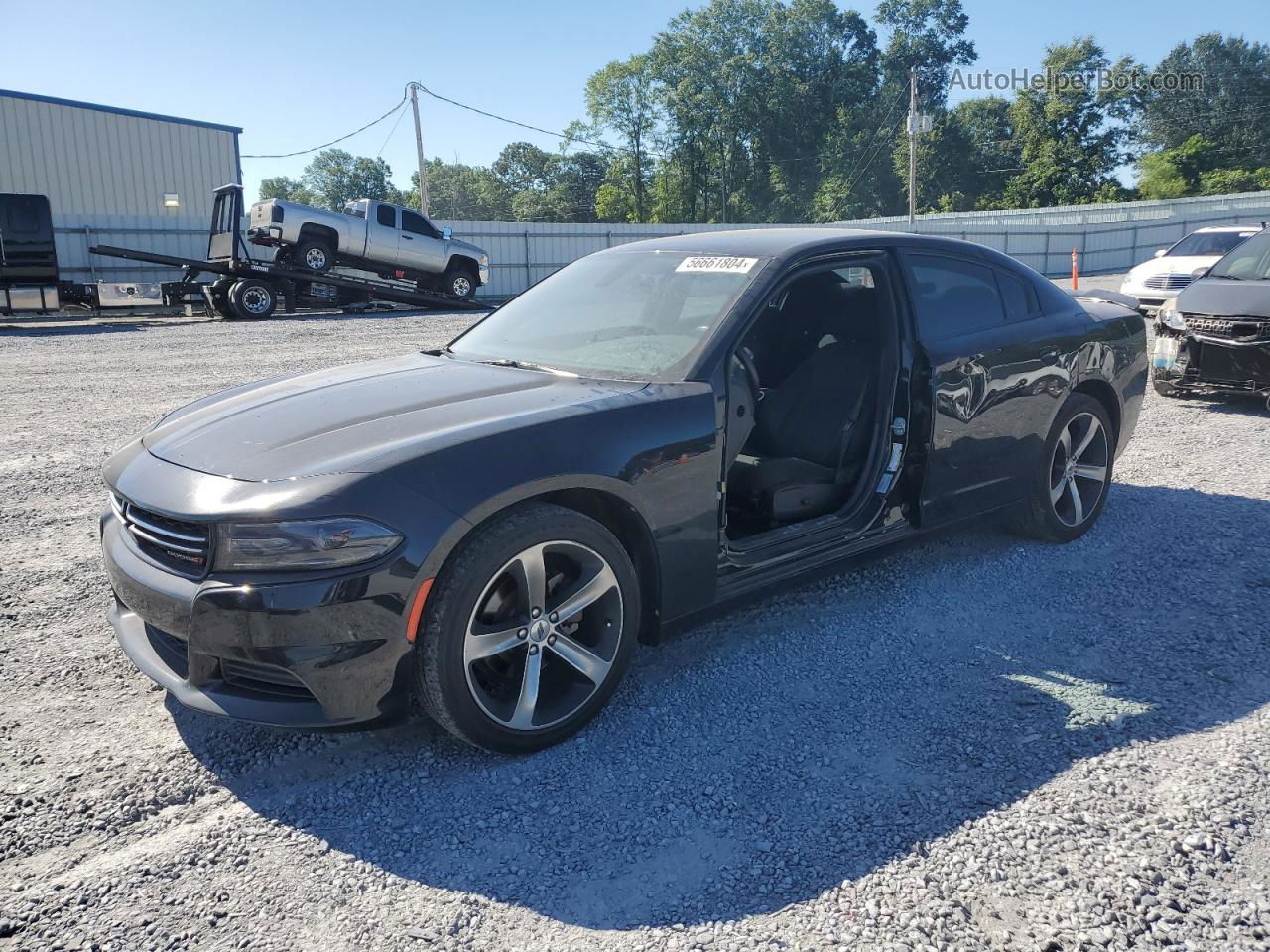 2017 Dodge Charger Se Черный vin: 2C3CDXBG6HH630136