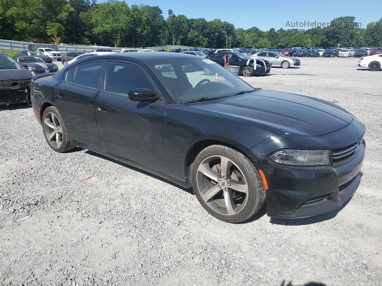 2017 Dodge Charger Se Черный vin: 2C3CDXBG6HH630136