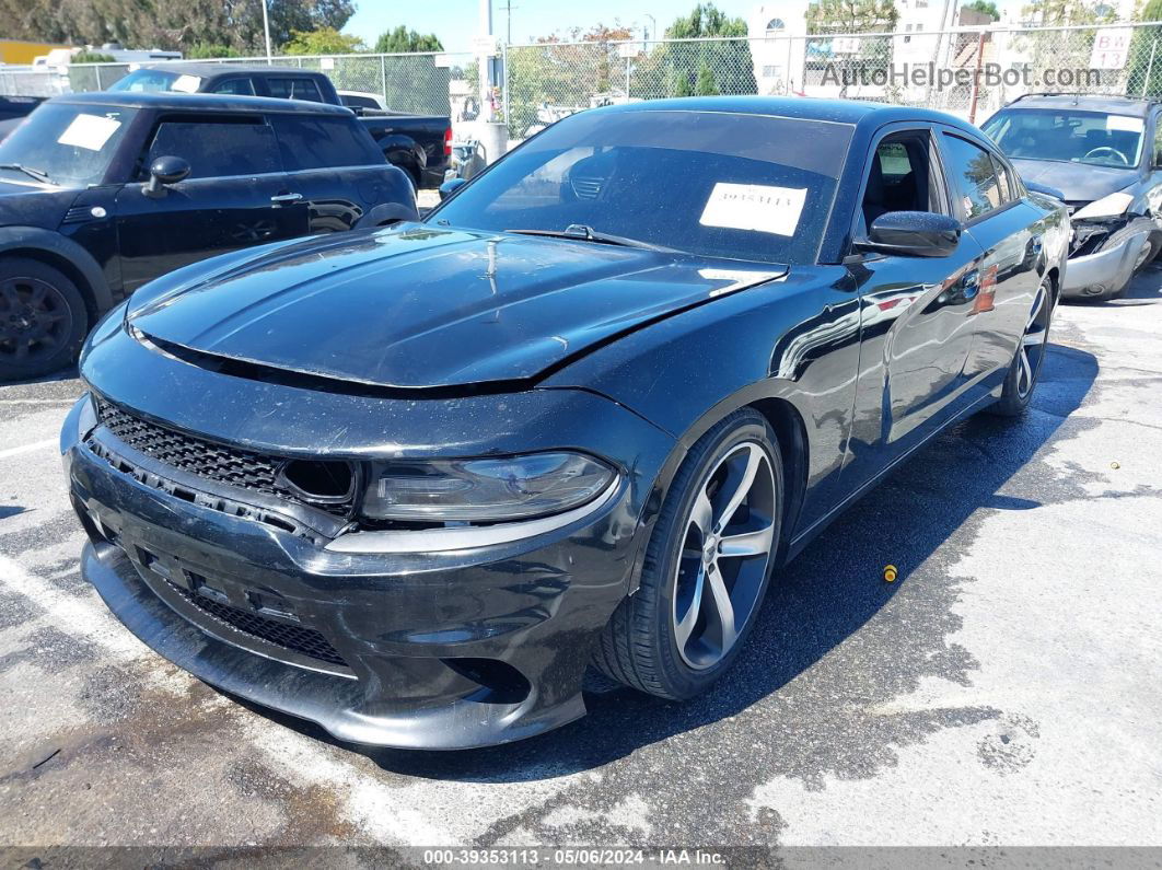 2017 Dodge Charger Se Rwd Black vin: 2C3CDXBG6HH630198