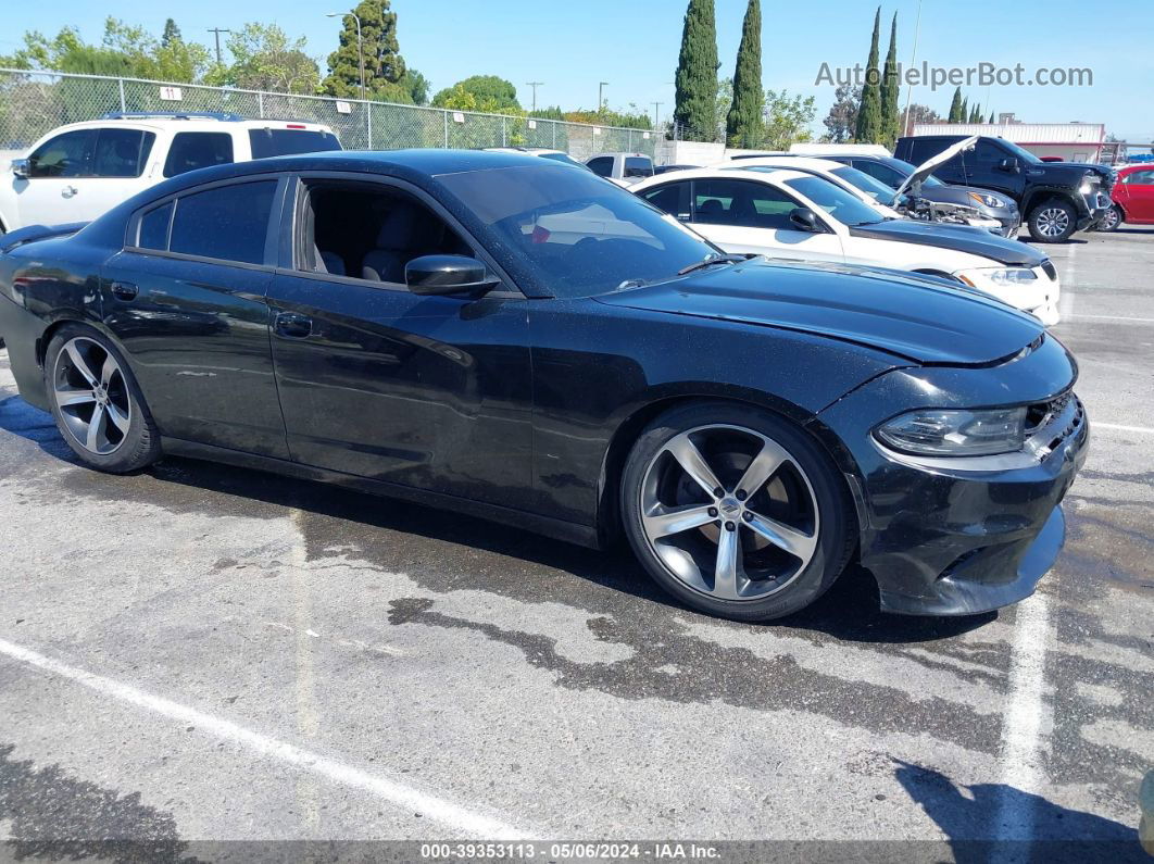 2017 Dodge Charger Se Rwd Black vin: 2C3CDXBG6HH630198