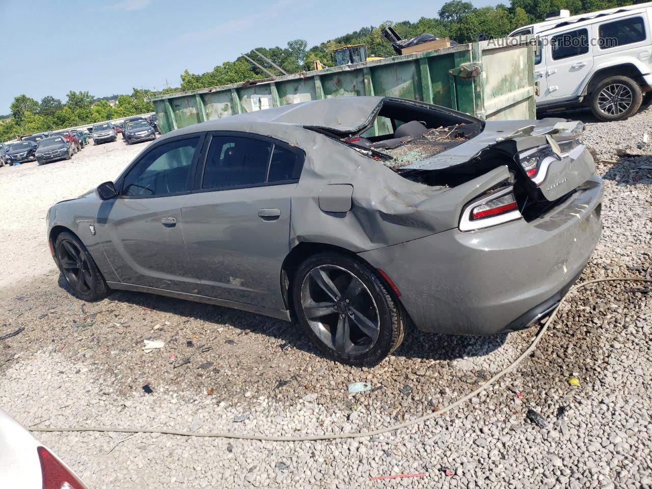 2017 Dodge Charger Se Gray vin: 2C3CDXBG6HH642318