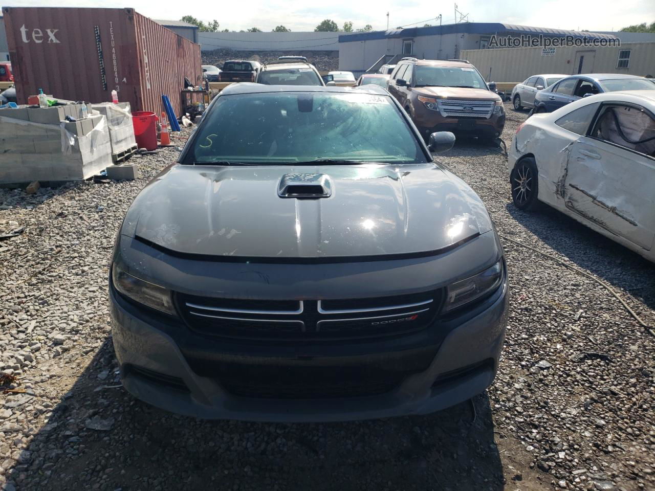 2017 Dodge Charger Se Gray vin: 2C3CDXBG6HH642318