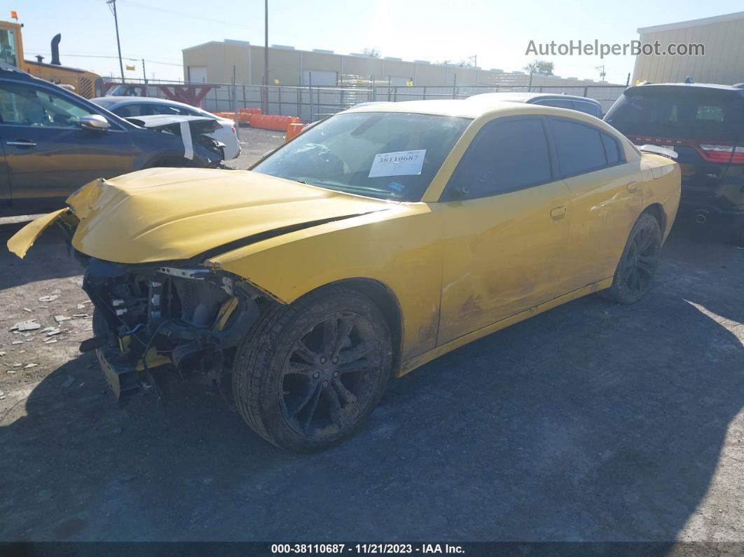 2017 Dodge Charger Se Rwd Yellow vin: 2C3CDXBG6HH642819