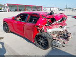 2018 Dodge Charger Sxt Rwd Red vin: 2C3CDXBG6JH180347