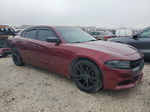 2018 Dodge Charger Sxt Burgundy vin: 2C3CDXBG6JH307274