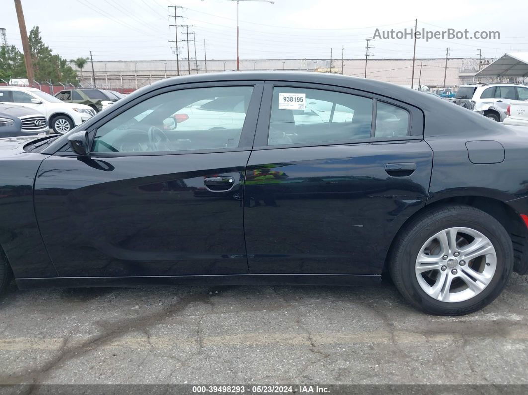 2021 Dodge Charger Sxt Rwd Black vin: 2C3CDXBG6MH510878