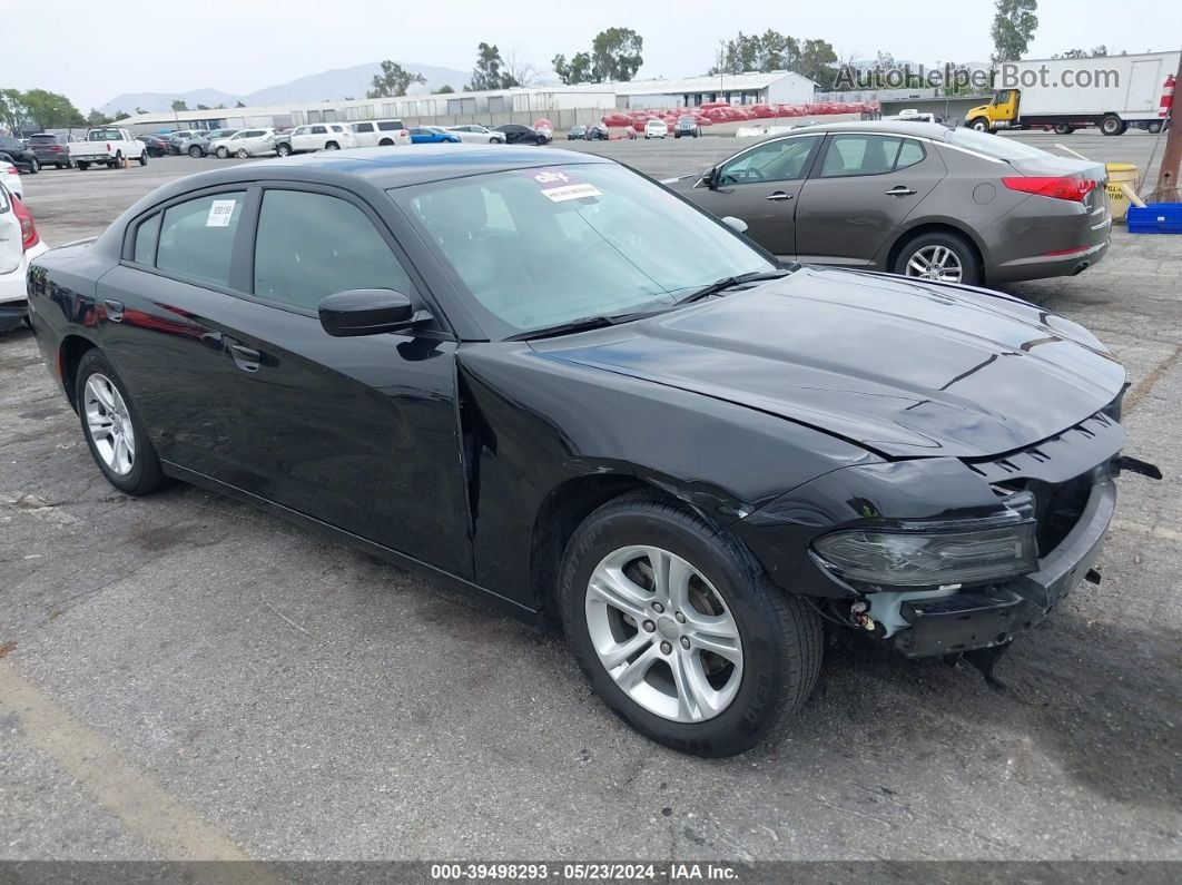 2021 Dodge Charger Sxt Rwd Black vin: 2C3CDXBG6MH510878