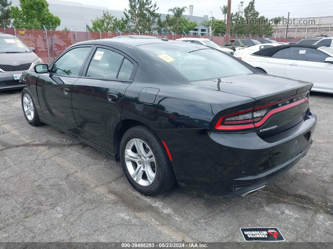 2021 Dodge Charger Sxt Rwd Black vin: 2C3CDXBG6MH510878