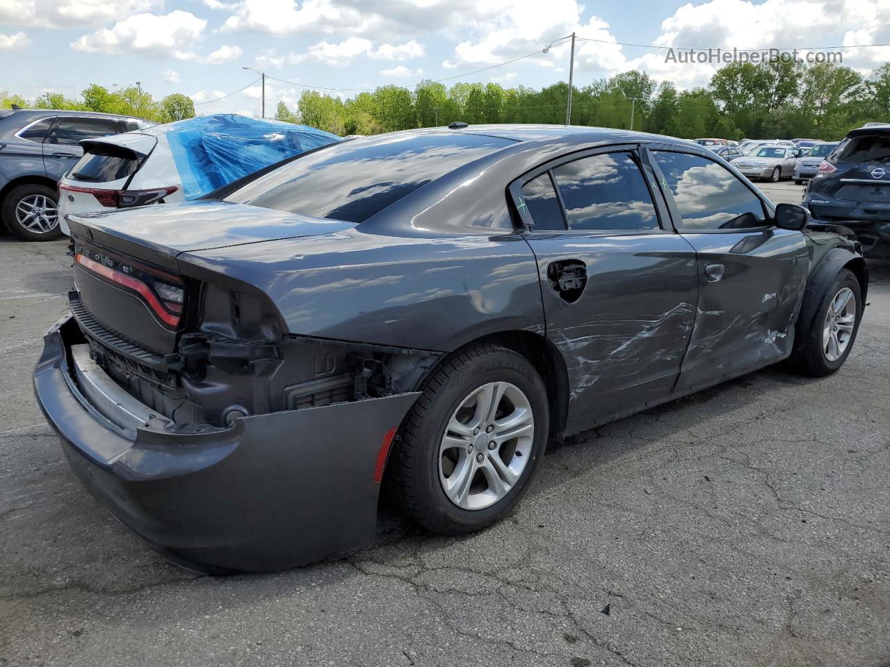 2021 Dodge Charger Sxt Black vin: 2C3CDXBG6MH518334