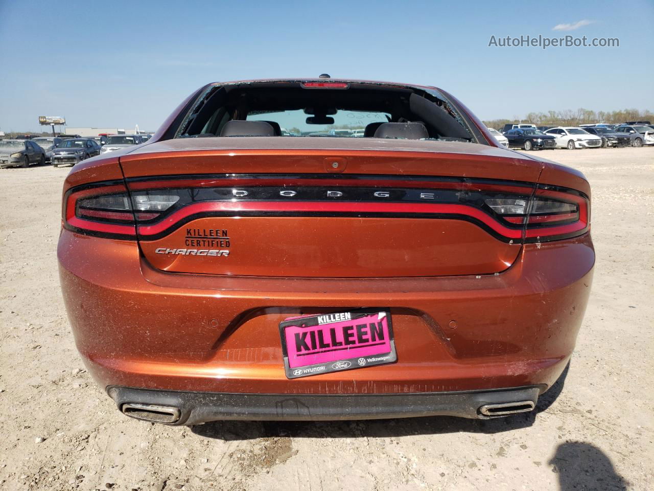 2021 Dodge Charger Sxt Orange vin: 2C3CDXBG6MH522433