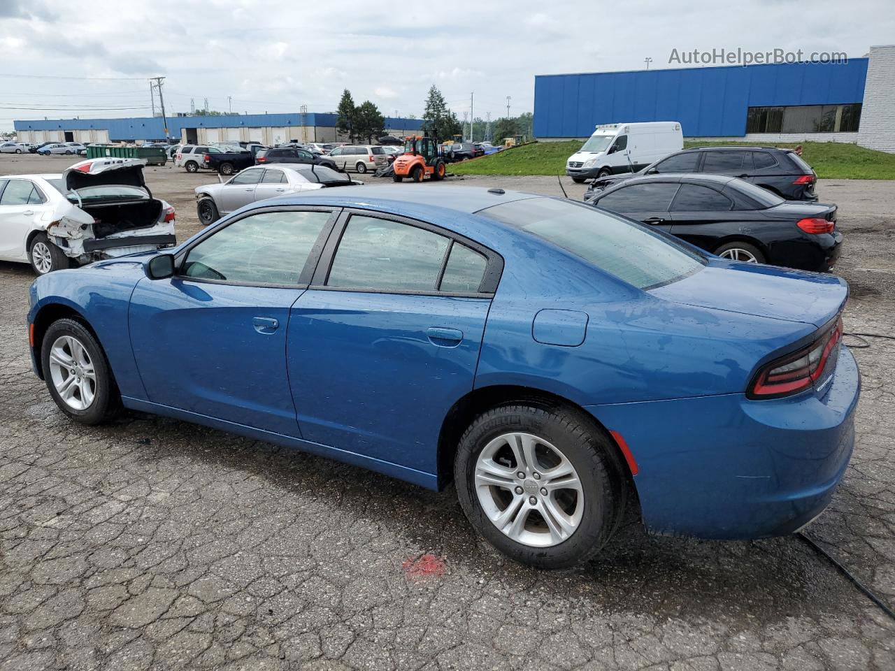 2021 Dodge Charger Sxt Blue vin: 2C3CDXBG6MH632219