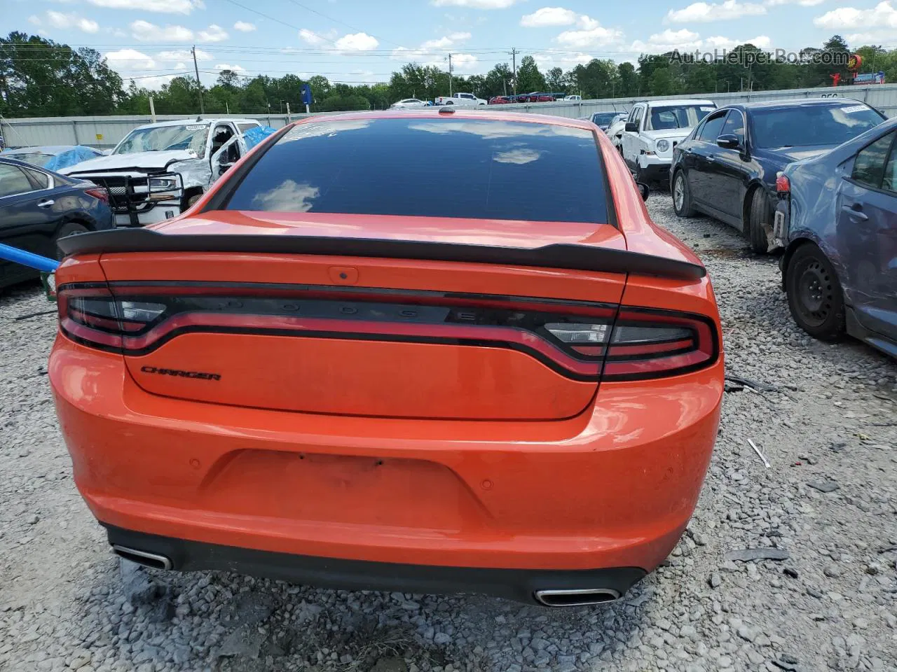 2021 Dodge Charger Sxt Orange vin: 2C3CDXBG6MH679573