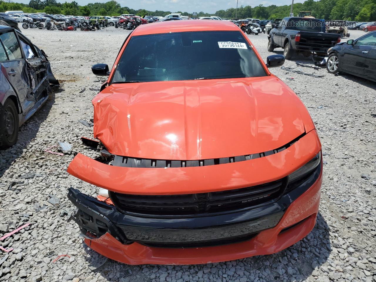 2021 Dodge Charger Sxt Orange vin: 2C3CDXBG6MH679573