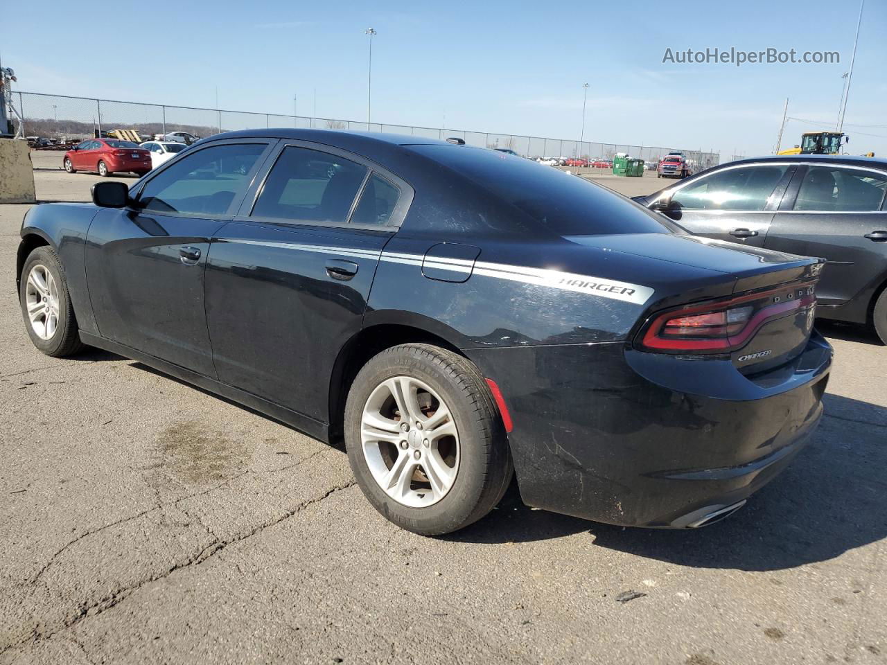 2016 Dodge Charger Se Black vin: 2C3CDXBG7GH103821