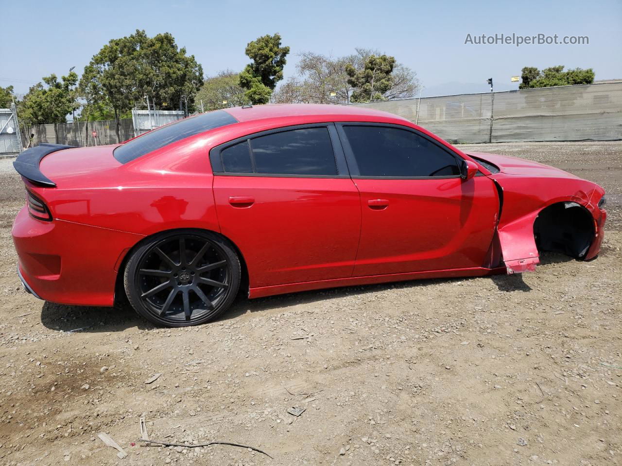 2016 Dodge Charger Se Red vin: 2C3CDXBG7GH109327