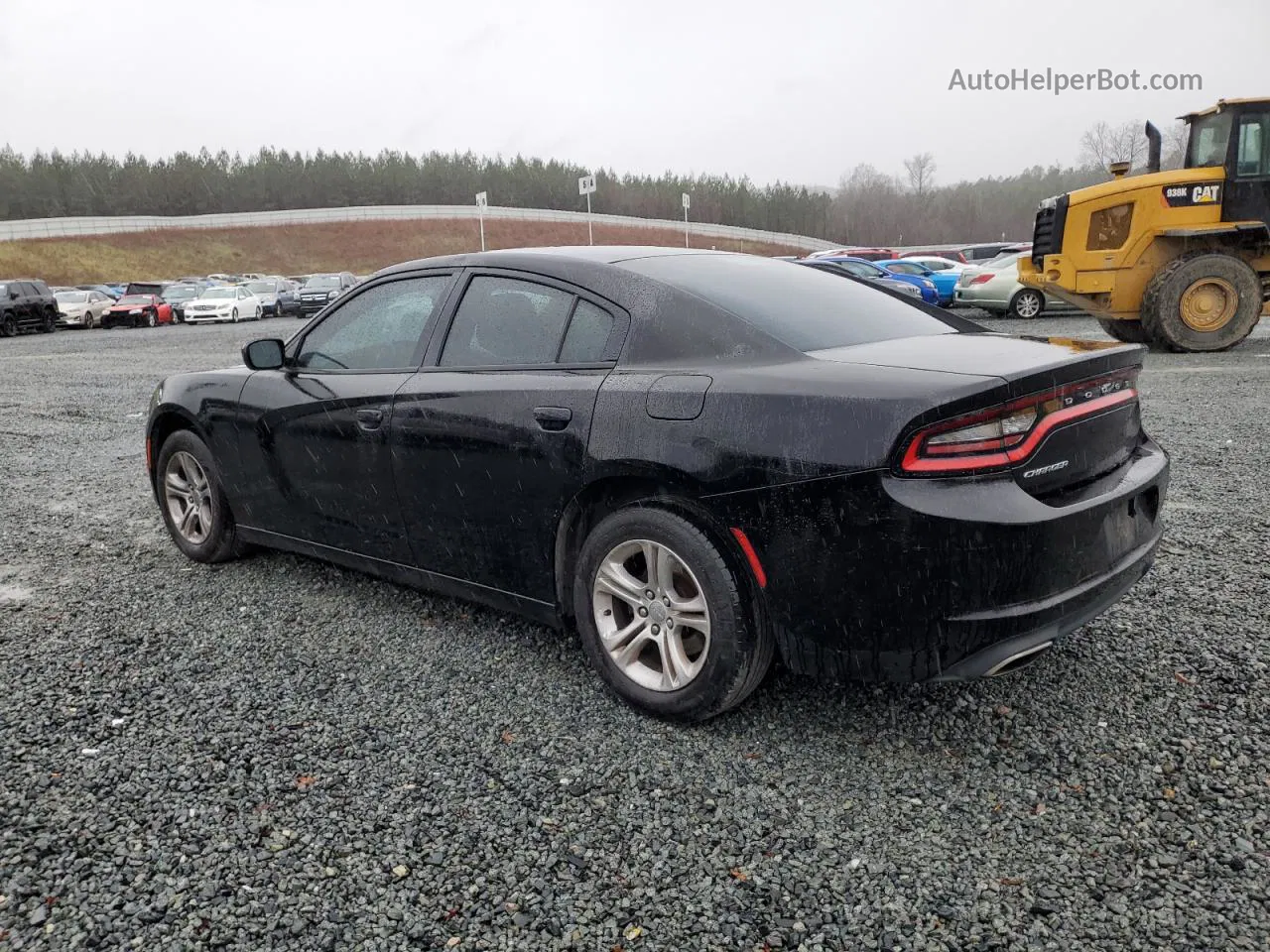 2016 Dodge Charger Se Black vin: 2C3CDXBG7GH180124