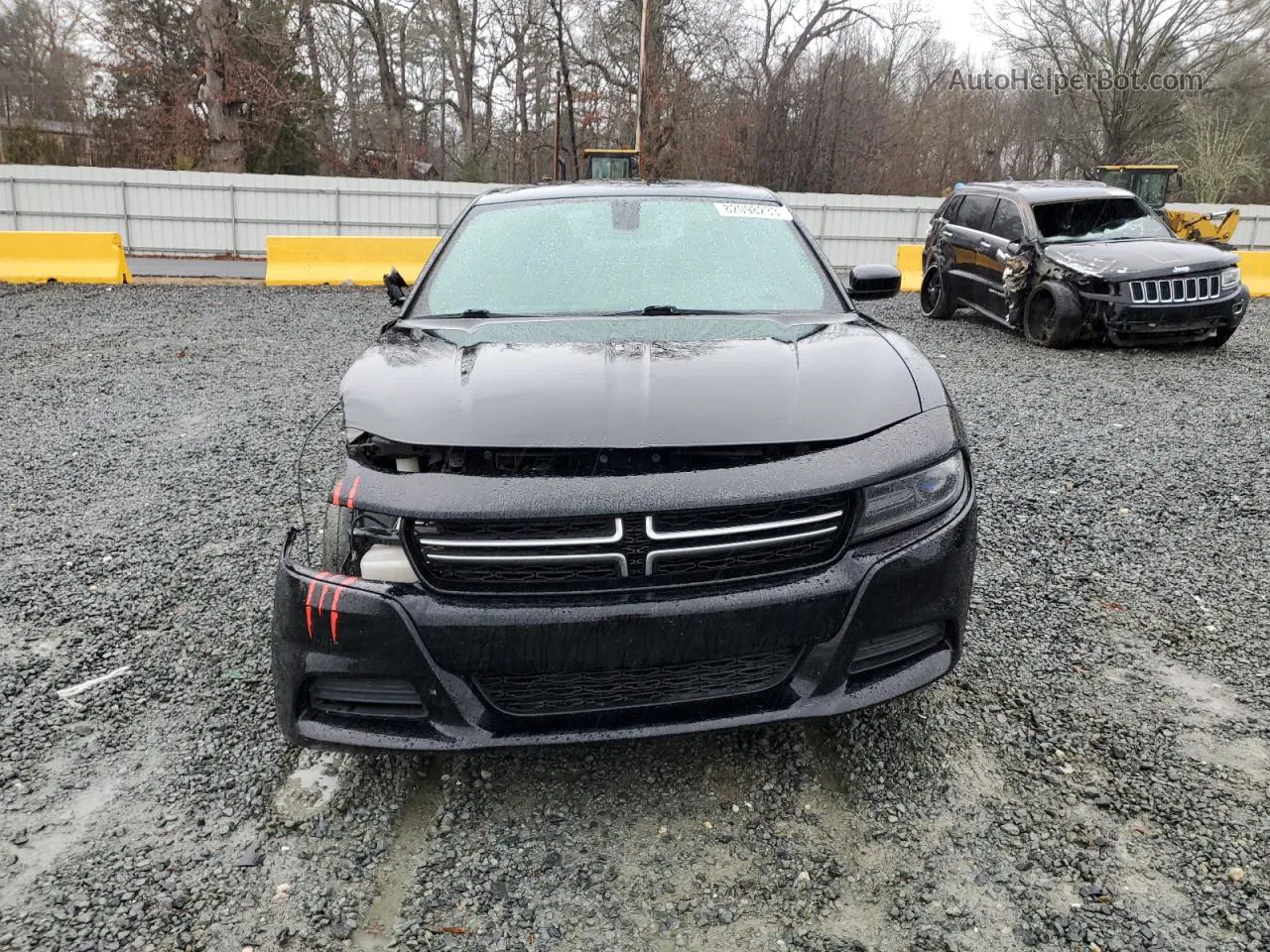 2016 Dodge Charger Se Black vin: 2C3CDXBG7GH180124