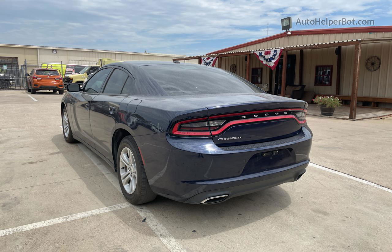 2016 Dodge Charger Se Blue vin: 2C3CDXBG7GH307390