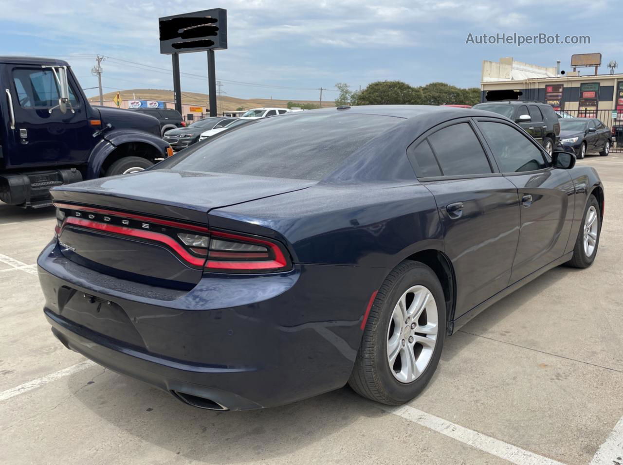 2016 Dodge Charger Se Blue vin: 2C3CDXBG7GH307390