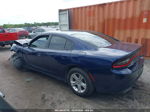 2017 Dodge Charger Se Rwd Blue vin: 2C3CDXBG7HH505100