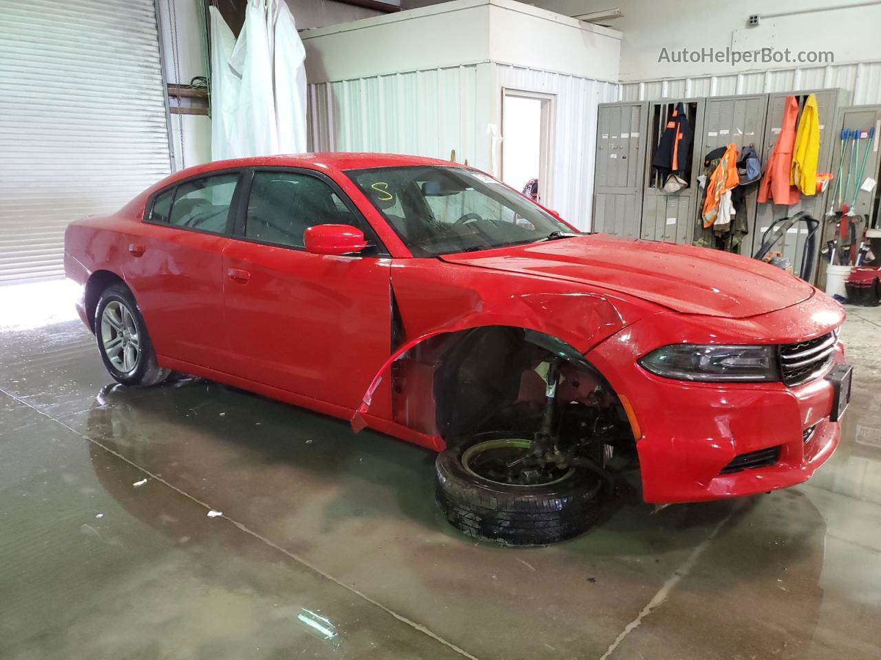 2017 Dodge Charger Se Red vin: 2C3CDXBG7HH614107