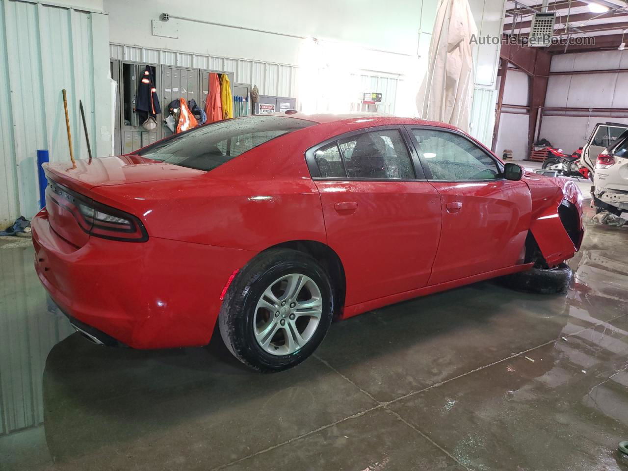 2017 Dodge Charger Se Red vin: 2C3CDXBG7HH614107