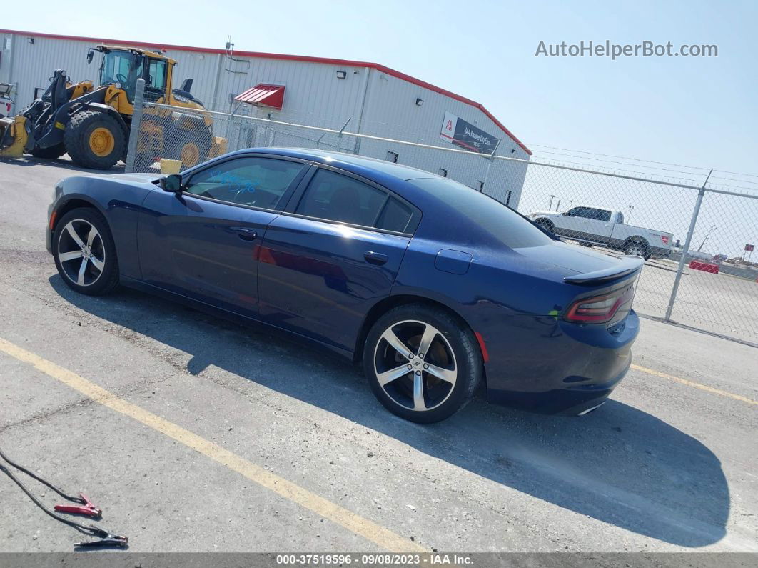 2017 Dodge Charger Se Blue vin: 2C3CDXBG7HH627472