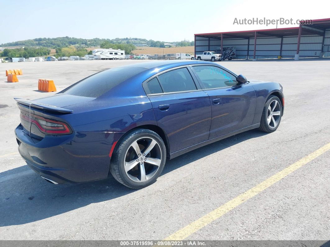 2017 Dodge Charger Se Blue vin: 2C3CDXBG7HH627472