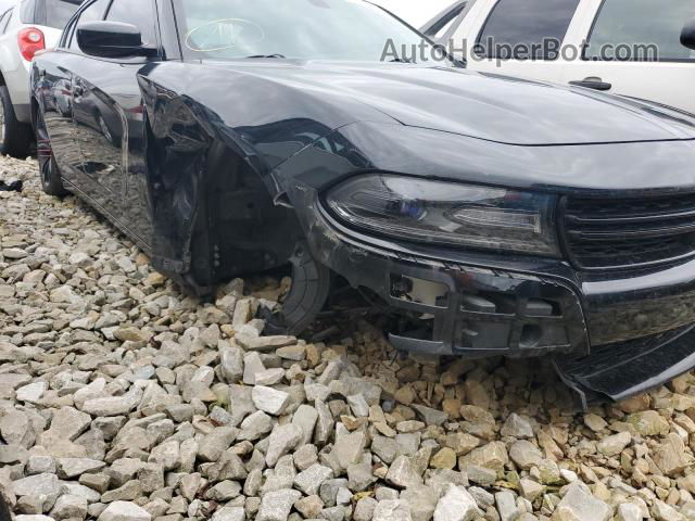 2018 Dodge Charger Sxt Black vin: 2C3CDXBG7JH218054