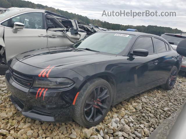 2018 Dodge Charger Sxt Black vin: 2C3CDXBG7JH218054