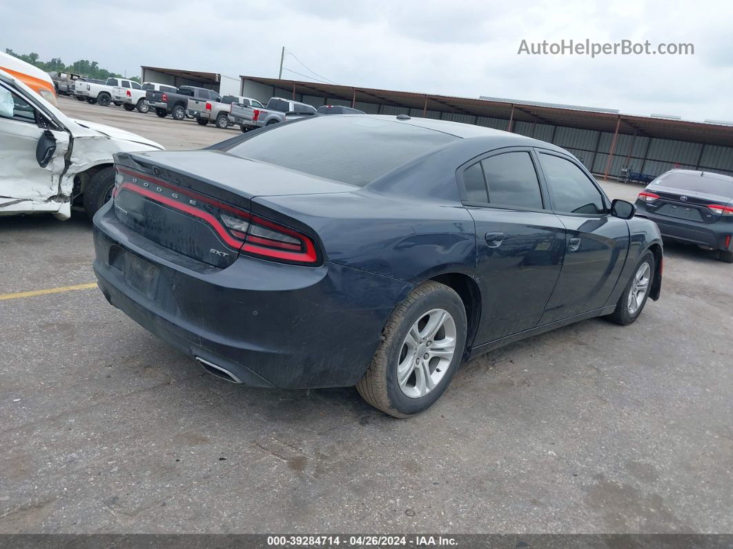 2018 Dodge Charger Sxt Rwd Black vin: 2C3CDXBG7JH273474