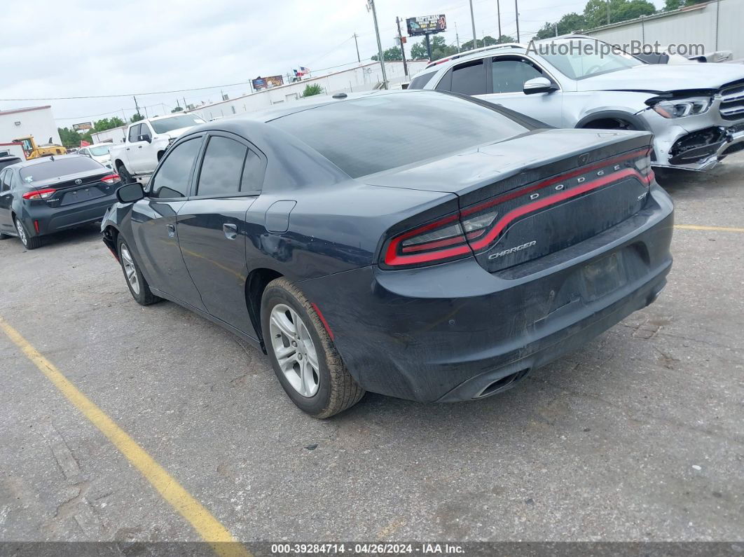 2018 Dodge Charger Sxt Rwd Black vin: 2C3CDXBG7JH273474