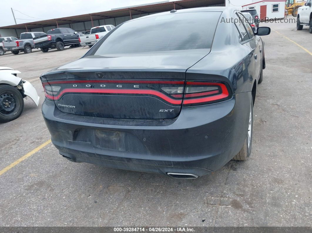 2018 Dodge Charger Sxt Rwd Black vin: 2C3CDXBG7JH273474