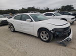 2018 Dodge Charger Sxt White vin: 2C3CDXBG7JH323242