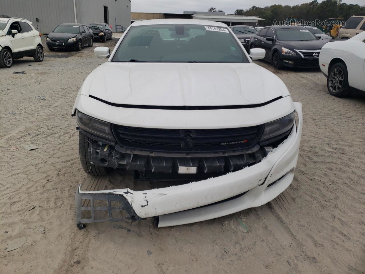 2018 Dodge Charger Sxt White vin: 2C3CDXBG7JH323242