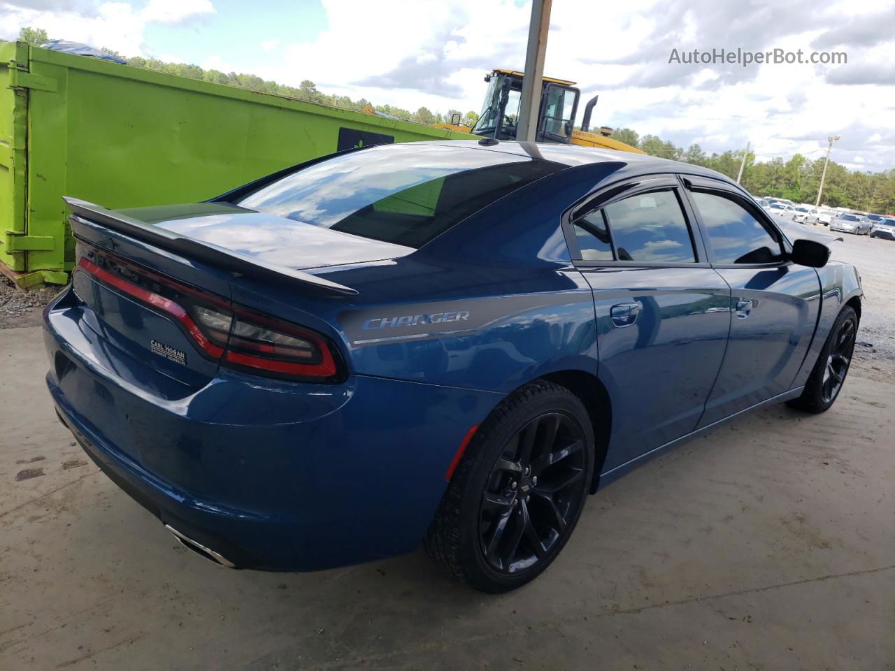 2021 Dodge Charger Sxt Blue vin: 2C3CDXBG7MH519881