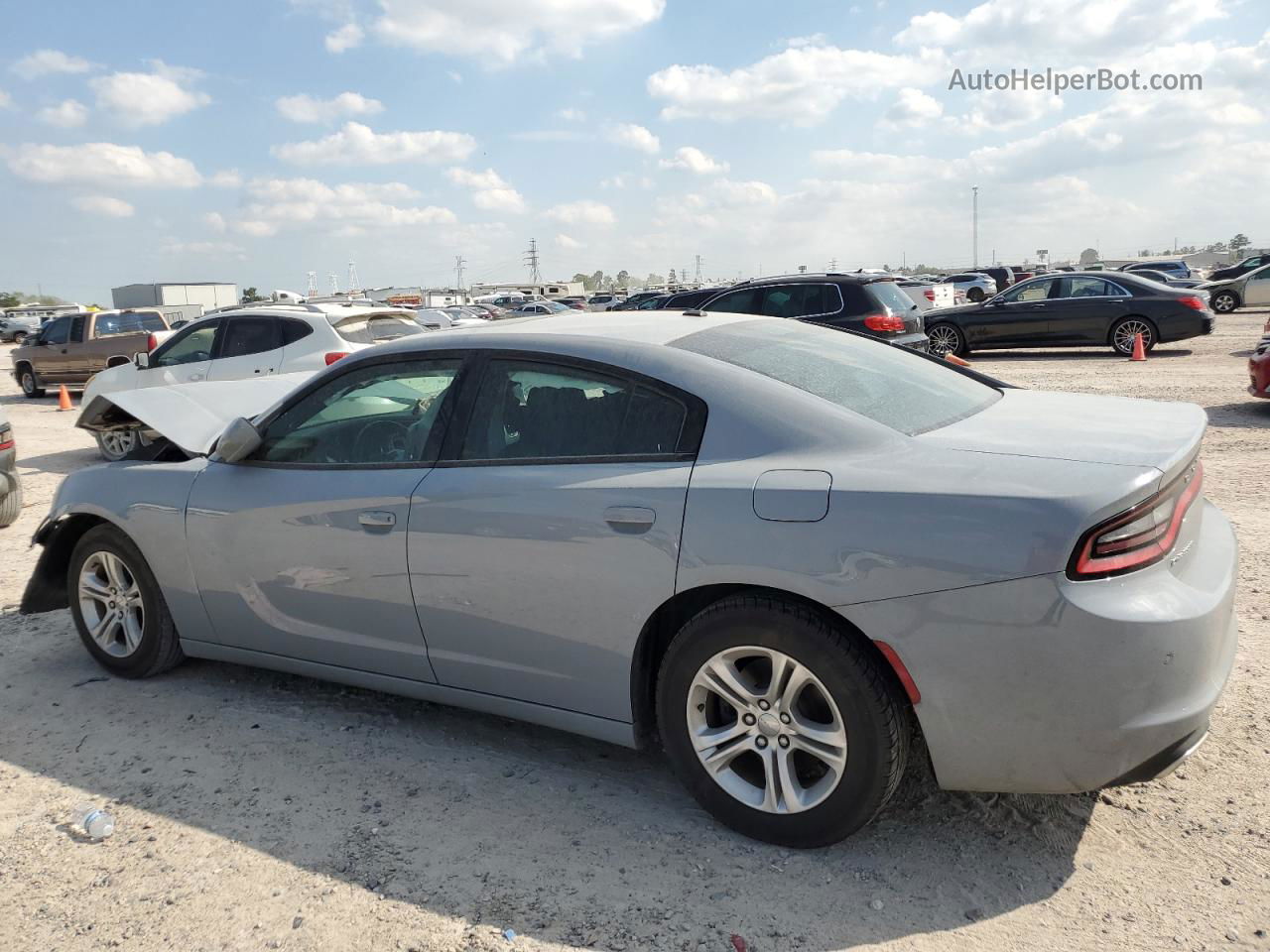 2021 Dodge Charger Sxt Silver vin: 2C3CDXBG7MH541783