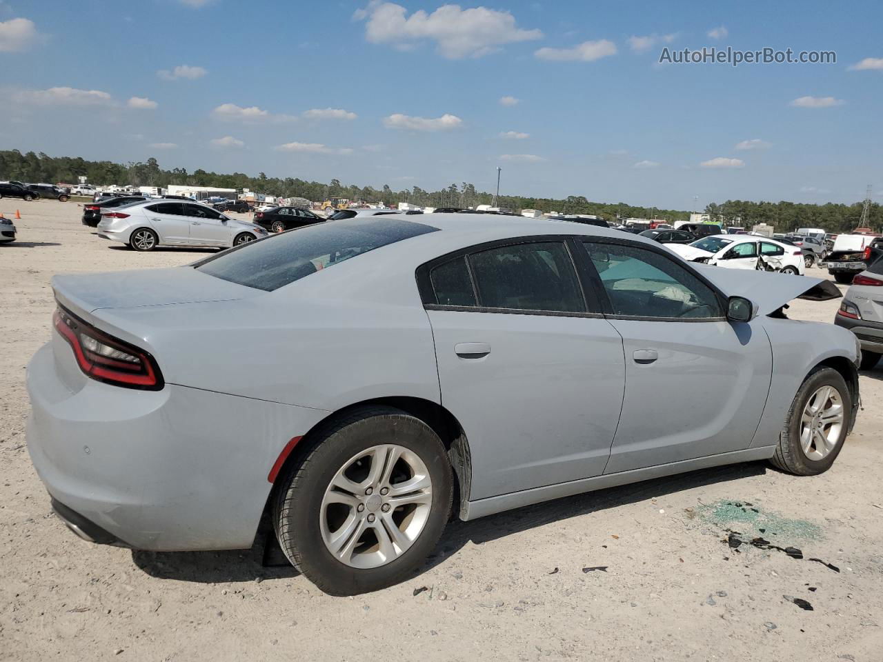 2021 Dodge Charger Sxt Серебряный vin: 2C3CDXBG7MH541783