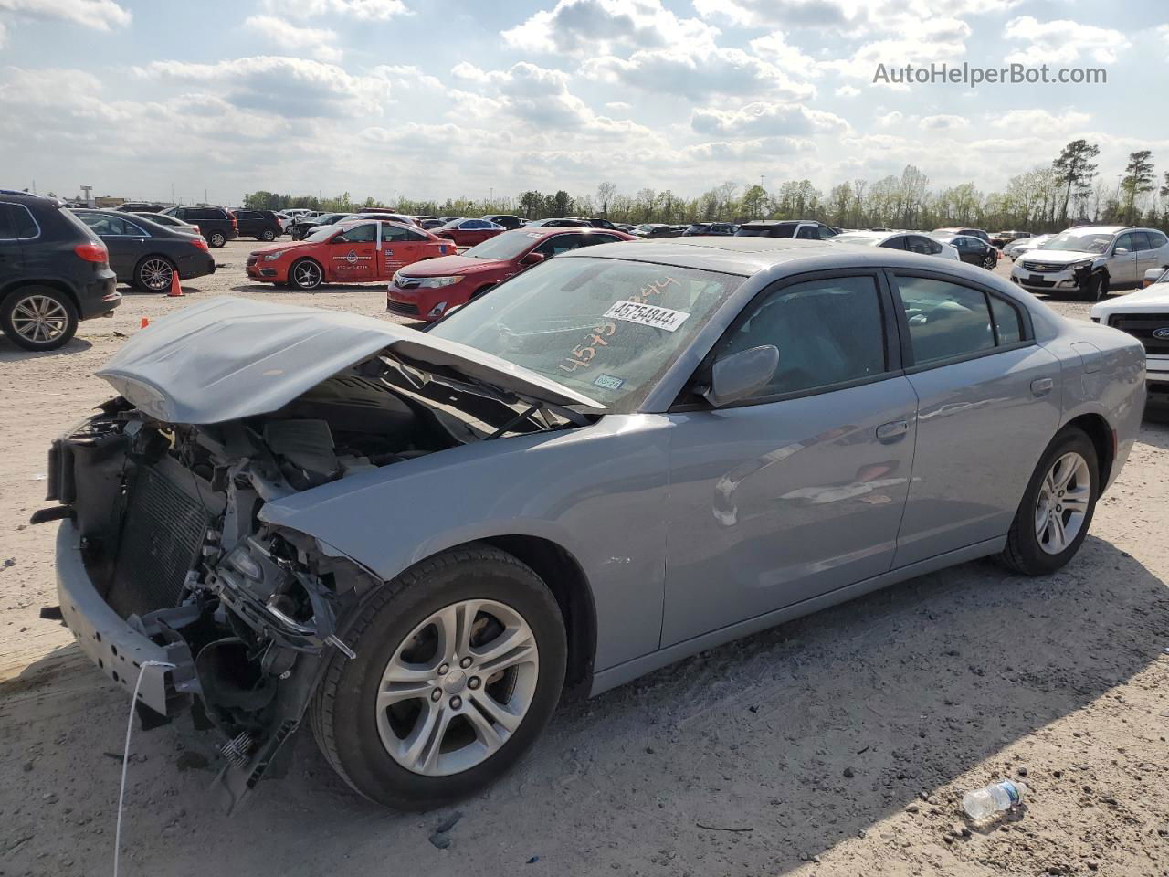 2021 Dodge Charger Sxt Серебряный vin: 2C3CDXBG7MH541783