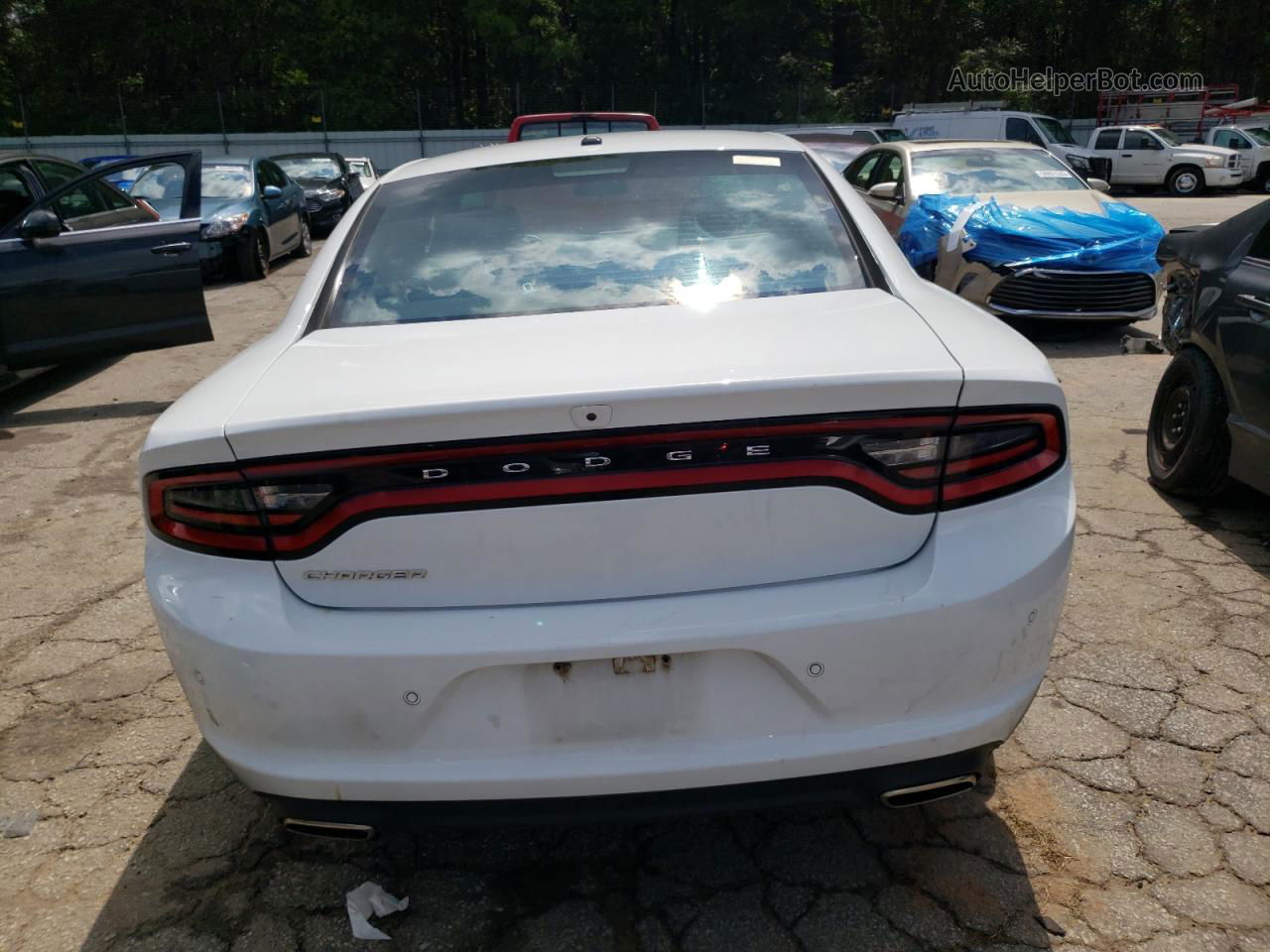 2021 Dodge Charger Sxt Белый vin: 2C3CDXBG7MH597769