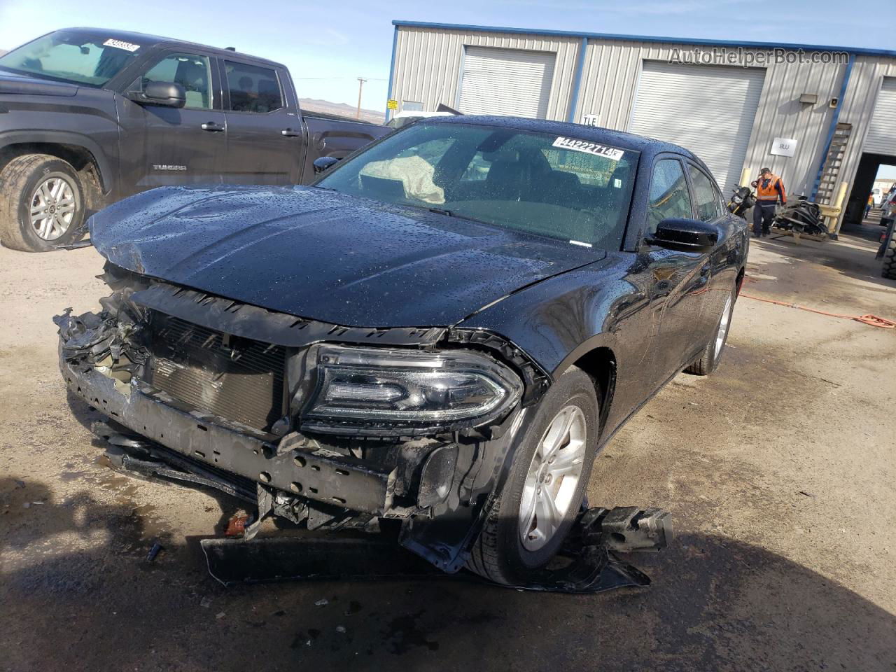 2021 Dodge Charger Sxt Black vin: 2C3CDXBG7MH624520