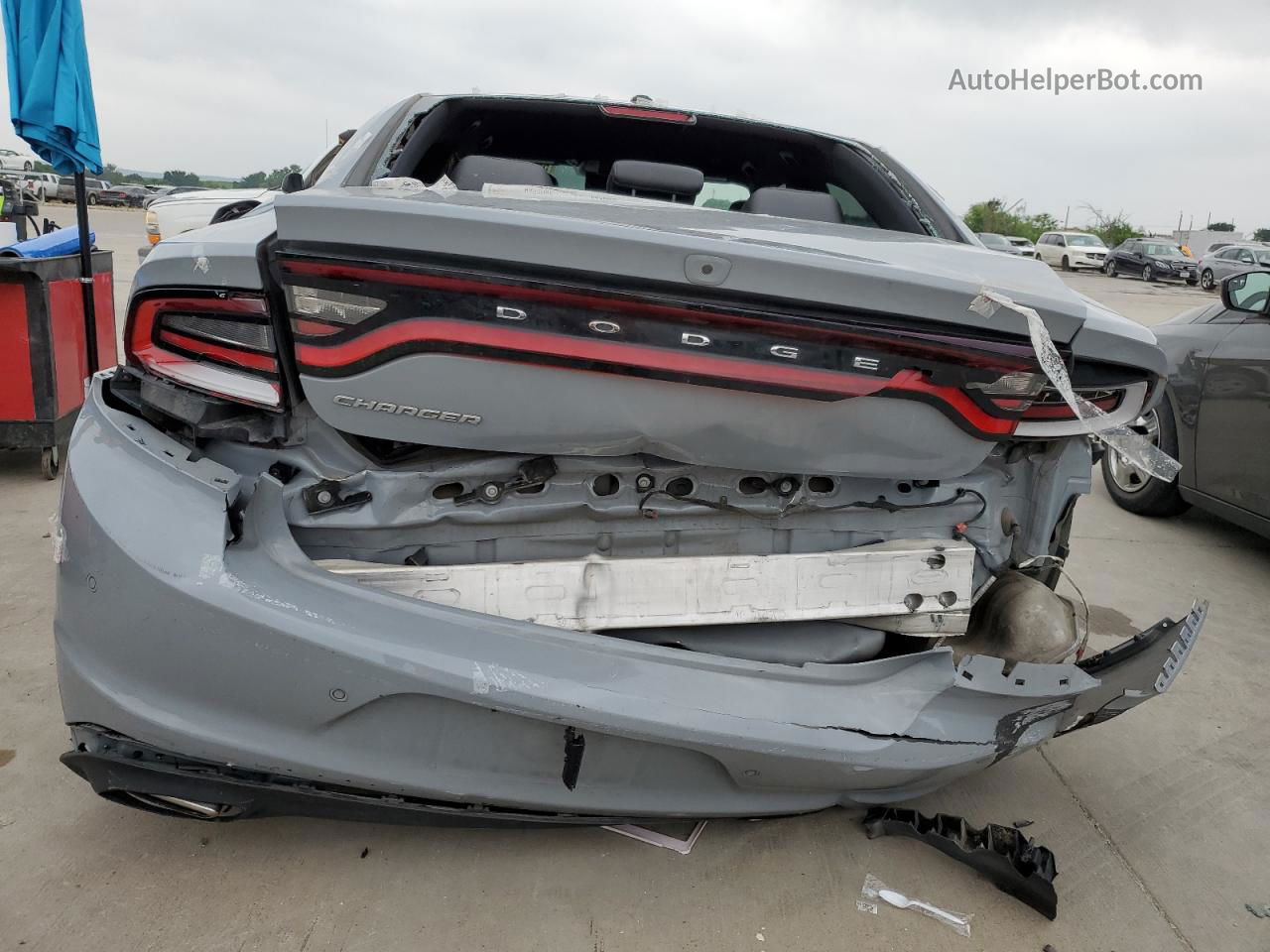 2021 Dodge Charger Sxt Gray vin: 2C3CDXBG7MH636151