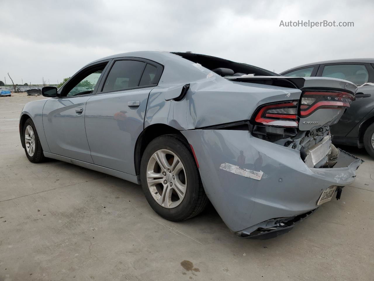 2021 Dodge Charger Sxt Gray vin: 2C3CDXBG7MH636151