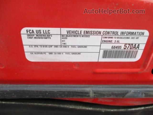 2021 Dodge Charger Sxt Red vin: 2C3CDXBG7MH642273