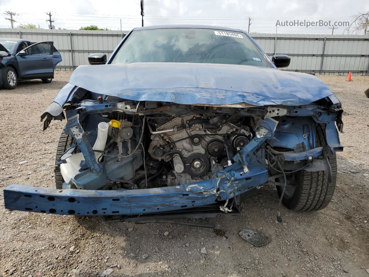 2021 Dodge Charger Sxt Синий vin: 2C3CDXBG7MH659848